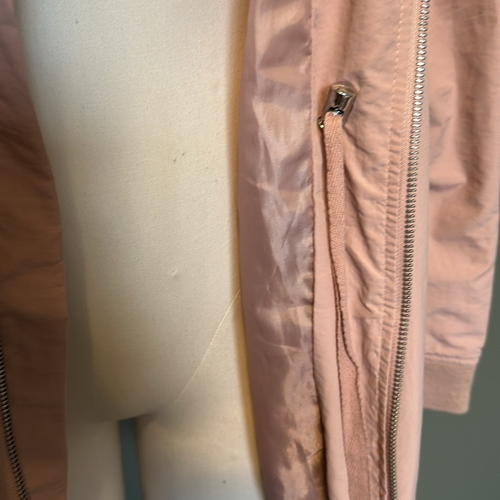 Women's Pink Bomber Jacket - Picture 3 of 4